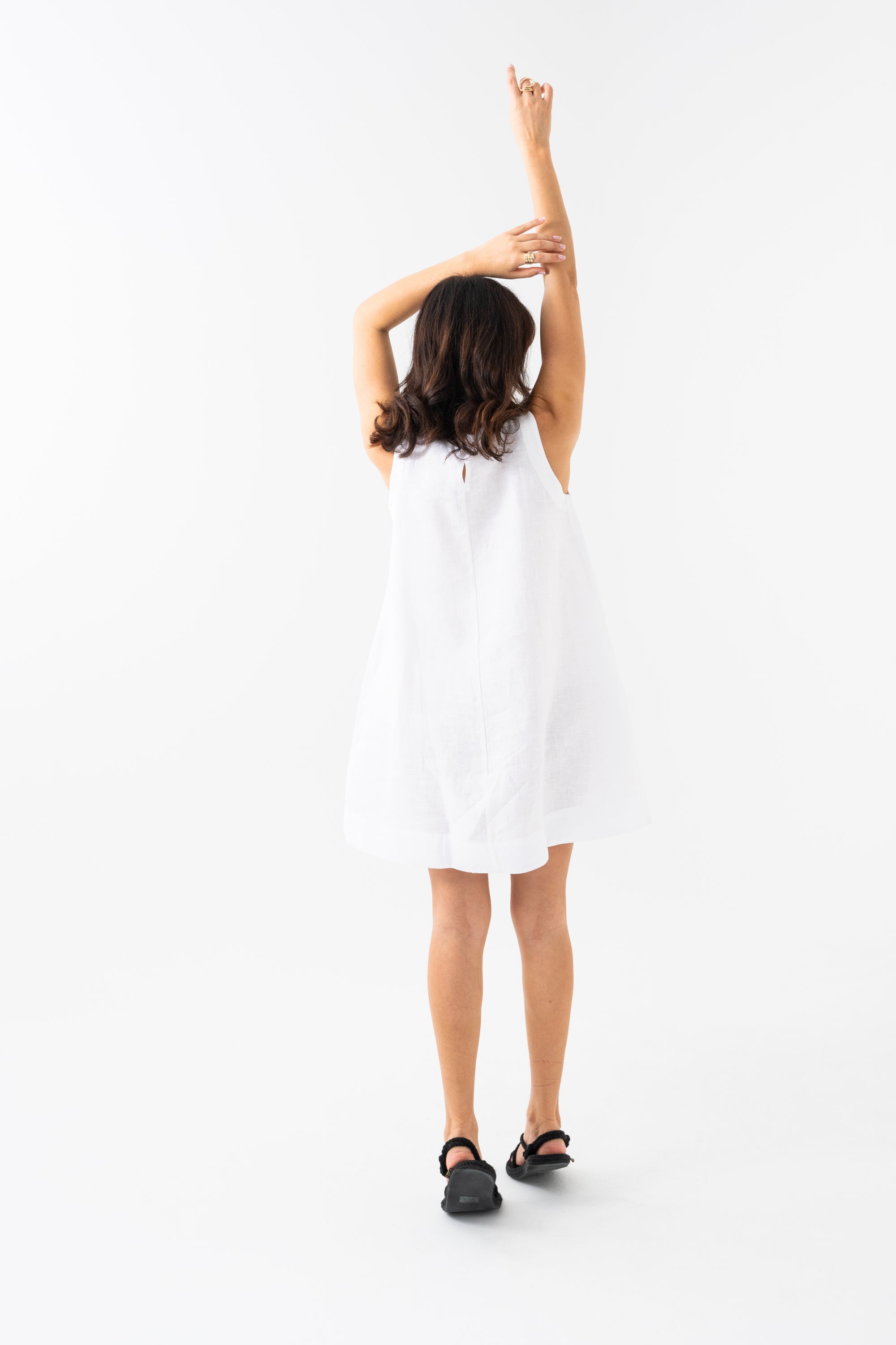 Hemp Dress - White