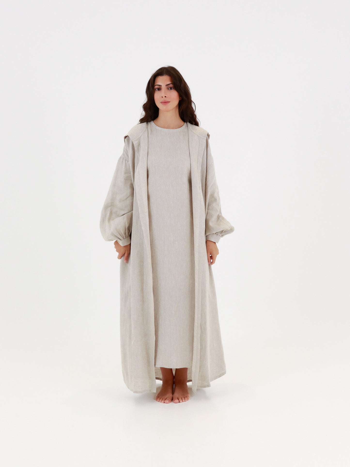 Hemp Kaftan - Natural Beige