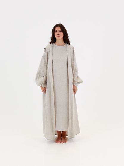 Hemp Kaftan - Natural Beige