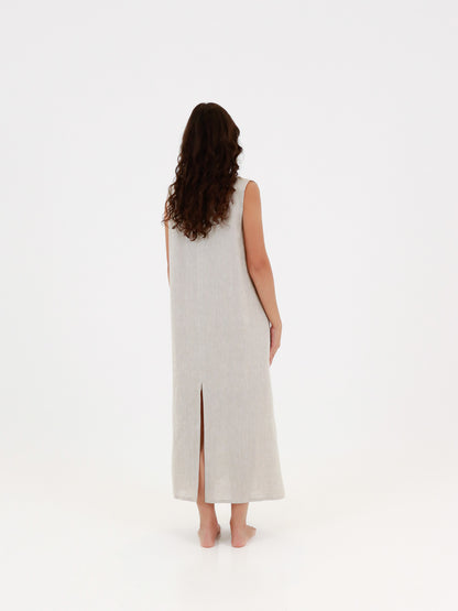 Hemp Dress - Natural Beige