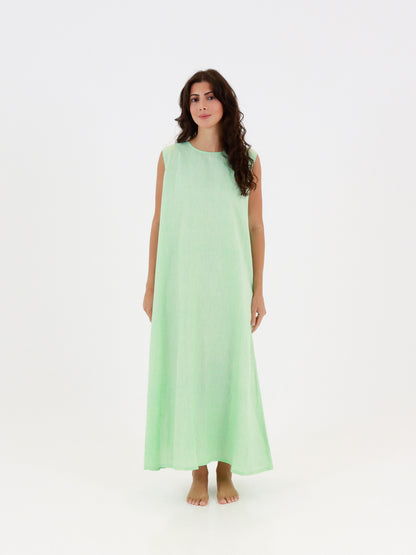 Hemp Dress - Mint Green